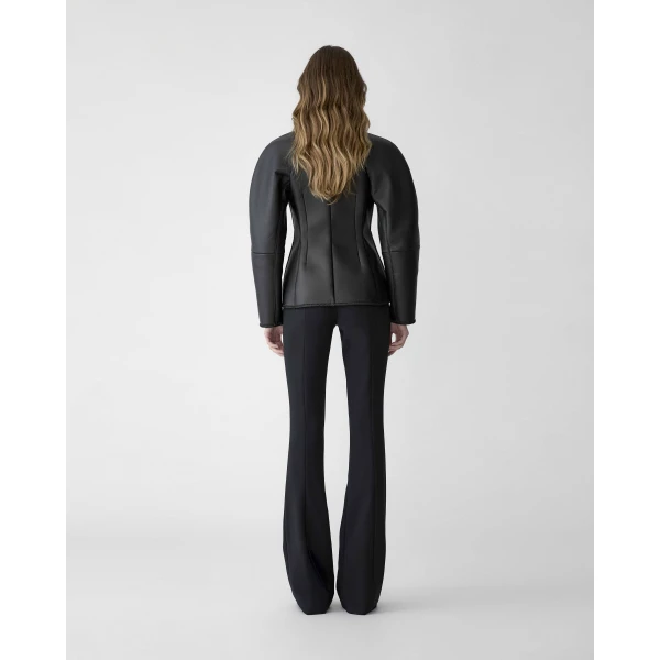 Carolina Herrera Bootcut Kenny Pants in Black, view 3