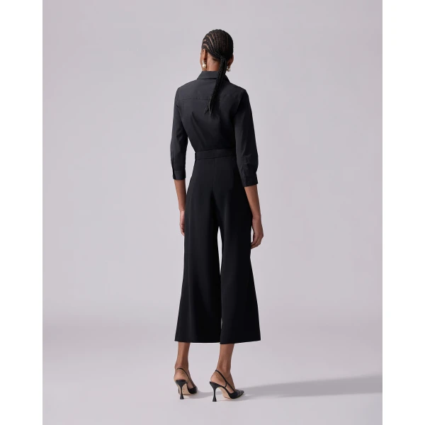 Carolina Herrera Button-down Collared Shirt in Black, view 3