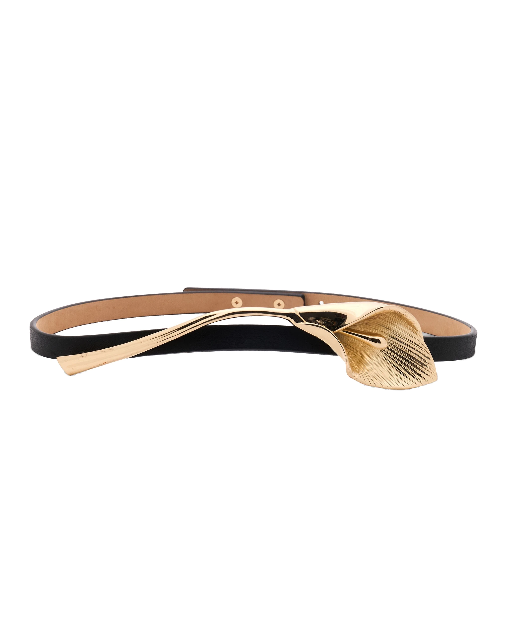 Carolina Herrera Calla Lily Belt in Black | Accessories | Coveti Carolina Herrera Calla Lily Belt in Black