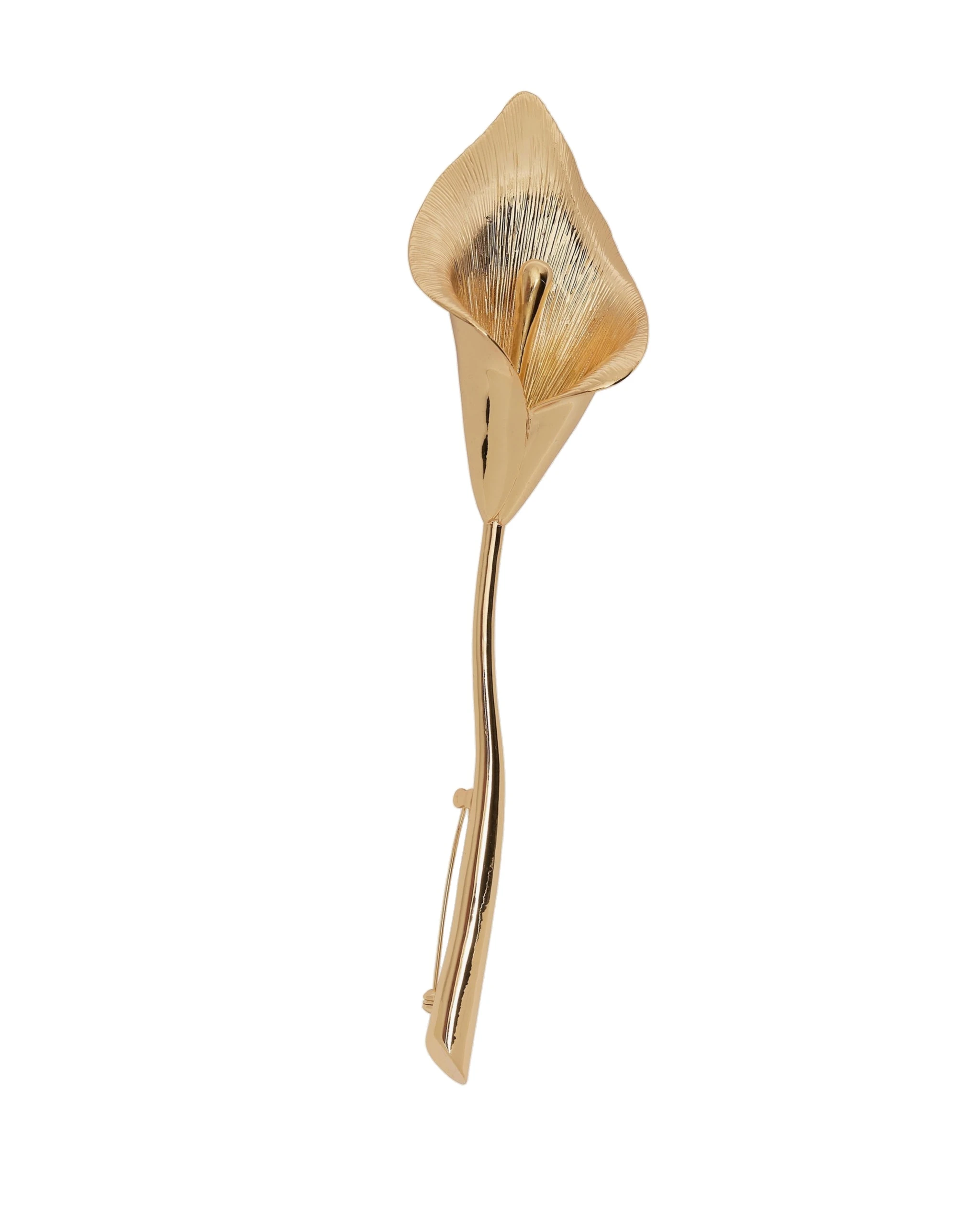 Carolina Herrera Calla Lily Brooch in Gold | Jewelry | Coveti Carolina Herrera Calla Lily Brooch in Gold