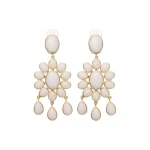 Carolina Herrera Carolina Herrera x Olympia Babylonia Flower Power Earrings in White