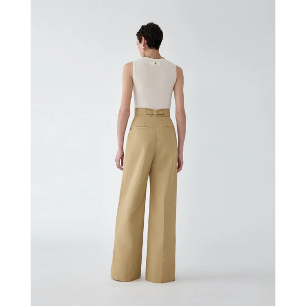 Carolina Herrera Cashmere Crewneck Tank in Ivory, view 3