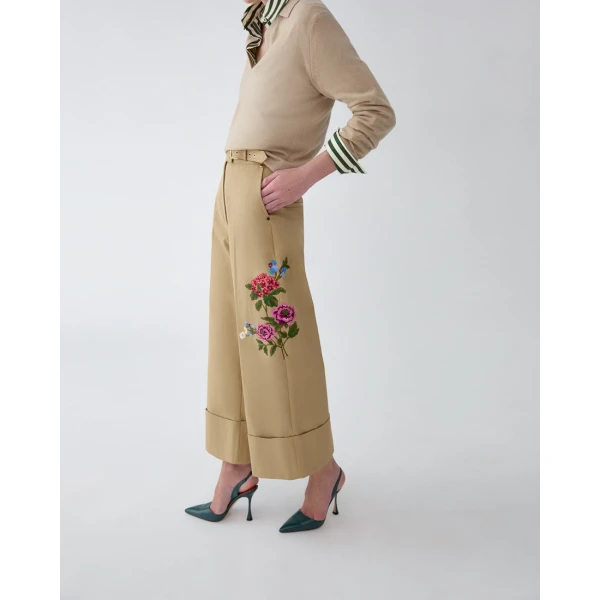 Carolina Herrera Cashmere Polo Sweater, view 4