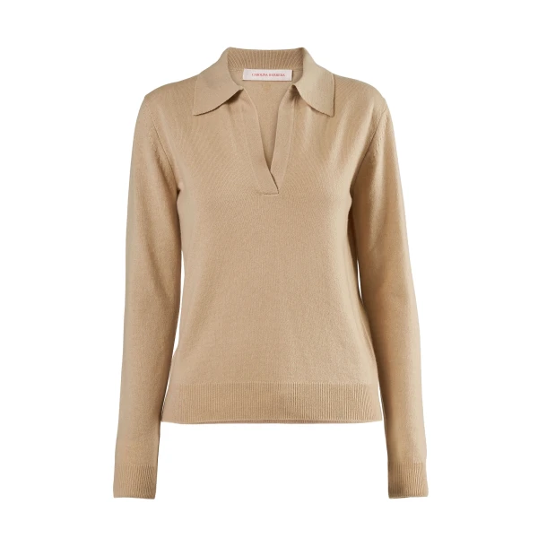 Cashmere Polo Sweater