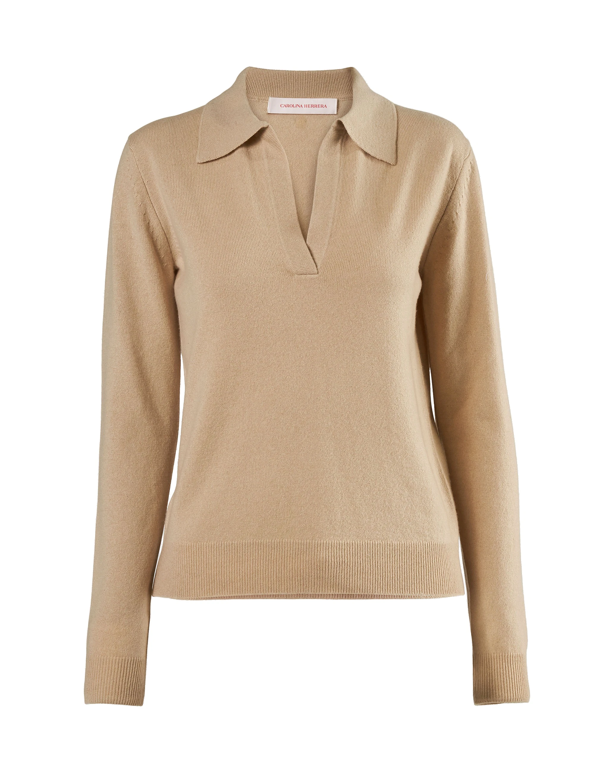 Carolina Herrera Cashmere Polo Sweater | Knitwear | Coveti Carolina Herrera Cashmere Polo Sweater