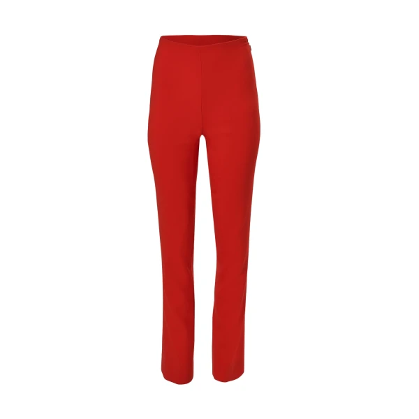 Cigarette Pants in Chili Red