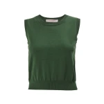 Carolina Herrera Crewneck Tank in Racing Green