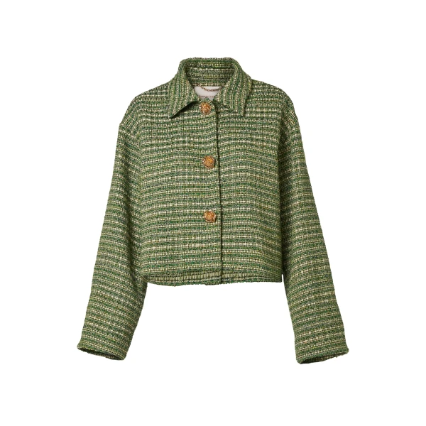Cropped Tweed Jacket