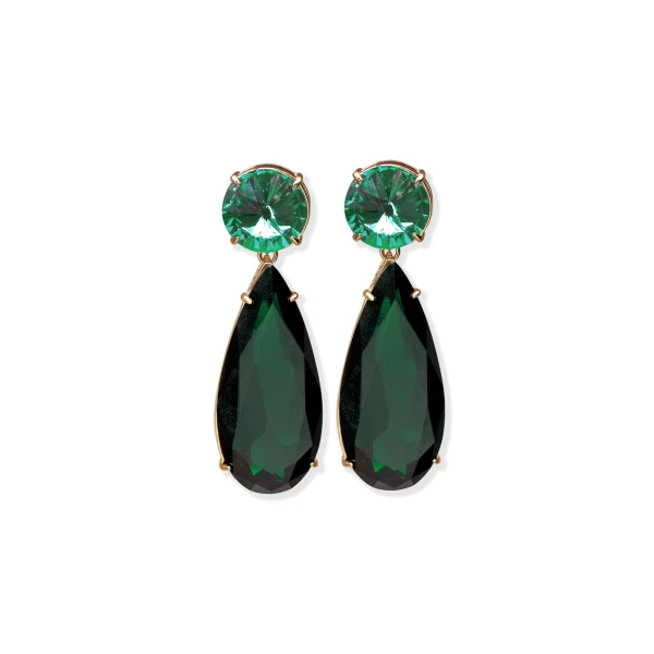 Carolina Herrera Crystal Drop Earrings
