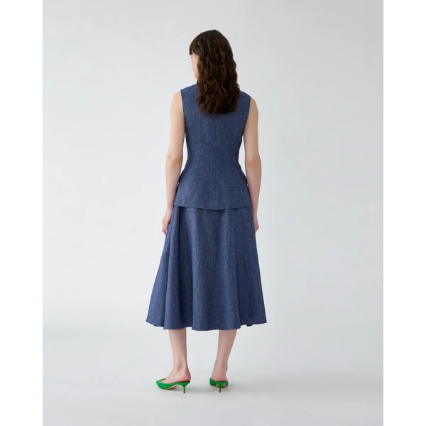 Carolina Herrera Flannel Buttoned Top, view 3