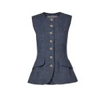 Carolina Herrera Flannel Buttoned Top