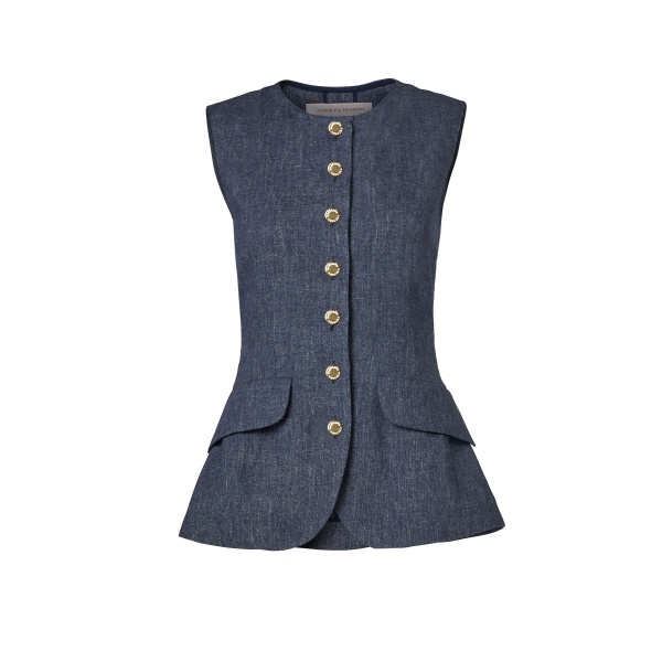 Carolina Herrera Flannel Buttoned Top