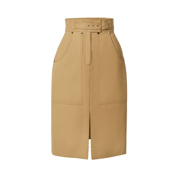 Carolina Herrera Gabardine Pencil Skirt