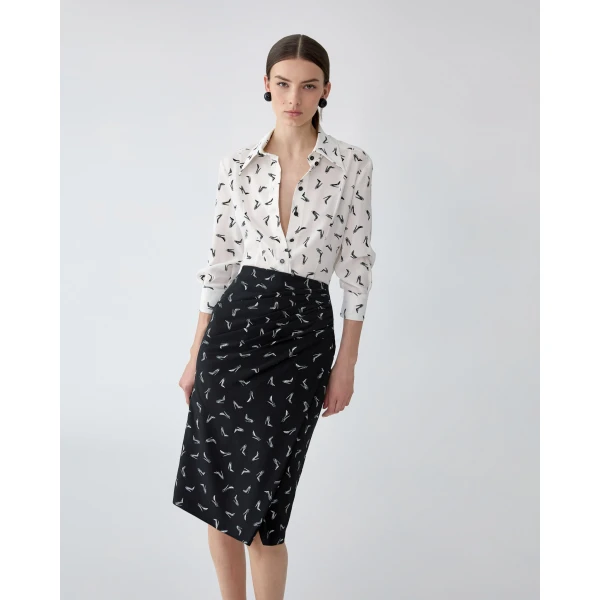 Carolina Herrera Good Girl Anniversary Skirt, view 4