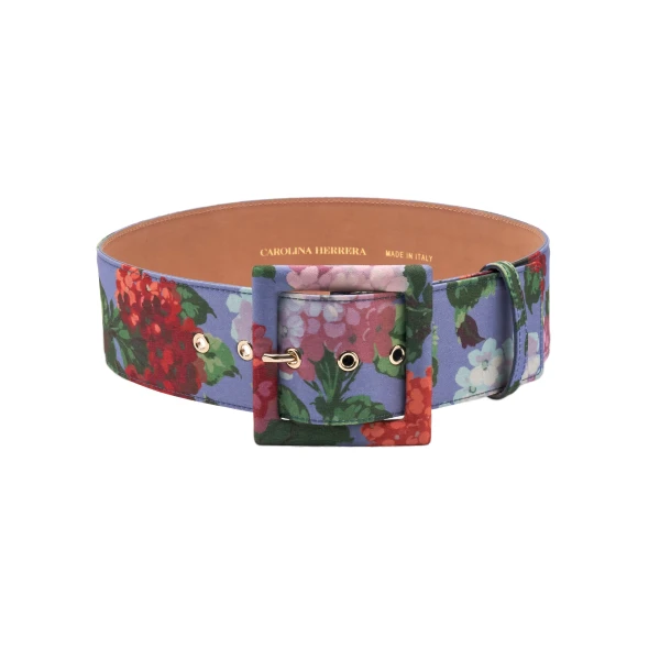 Hydrangea Print Icon Belt