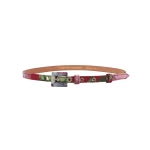 Carolina Herrera Hydrangea Print Skinny Belt