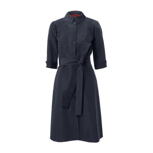 Carolina Herrera Icon Shirt Dress in Midnight