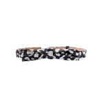 Carolina Herrera Leopard Spot Jacquard Bow Belt