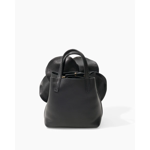 Carolina Herrera Matryoshka Flora XXS Mini Handbag in Black, view 3