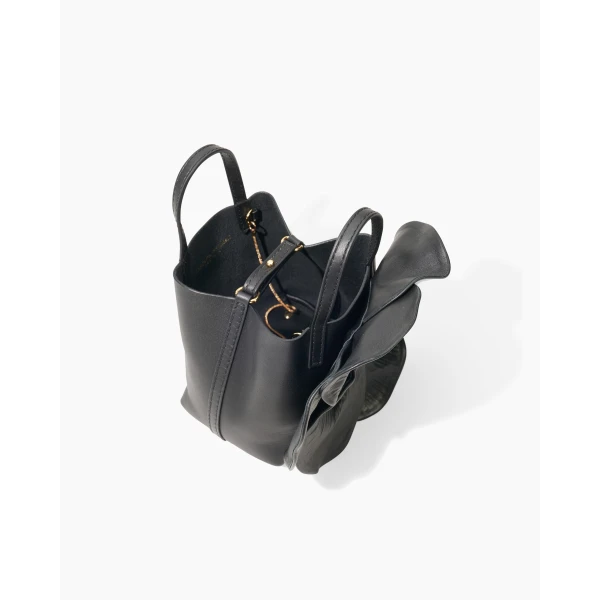 Carolina Herrera Matryoshka Flora XXS Mini Handbag in Black, view 4