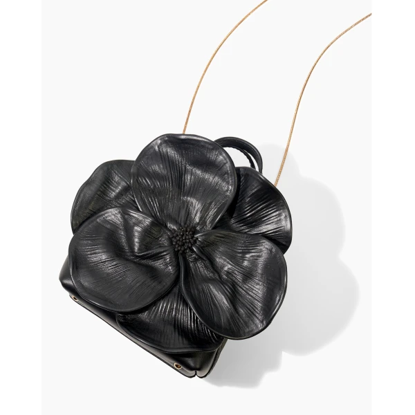 Carolina Herrera Matryoshka Flora XXS Mini Handbag in Black, view 6