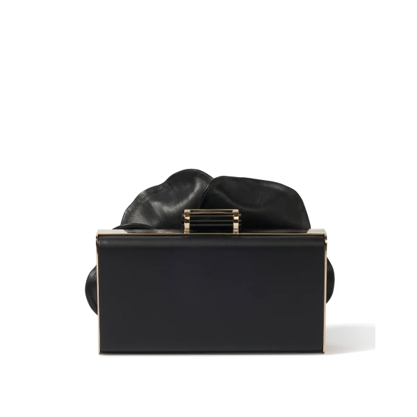 Carolina Herrera Matryoshka M Small Clutch in Black, view 4