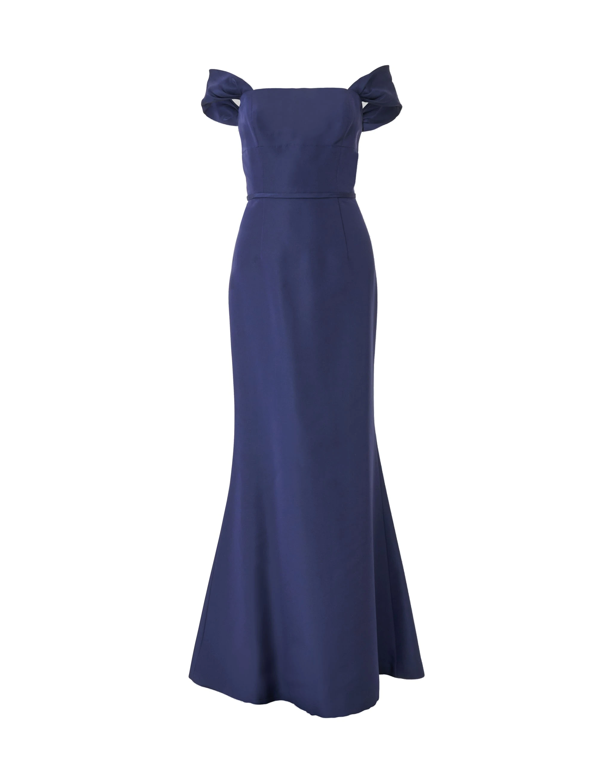 Carolina Herrera Off-Shoulder Trumpet Gown in Midnight | Dresses | Coveti Carolina Herrera Off-Shoulder Trumpet Gown in Midnight