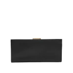 Carolina Herrera Pats Silk Faille Clutch in Black