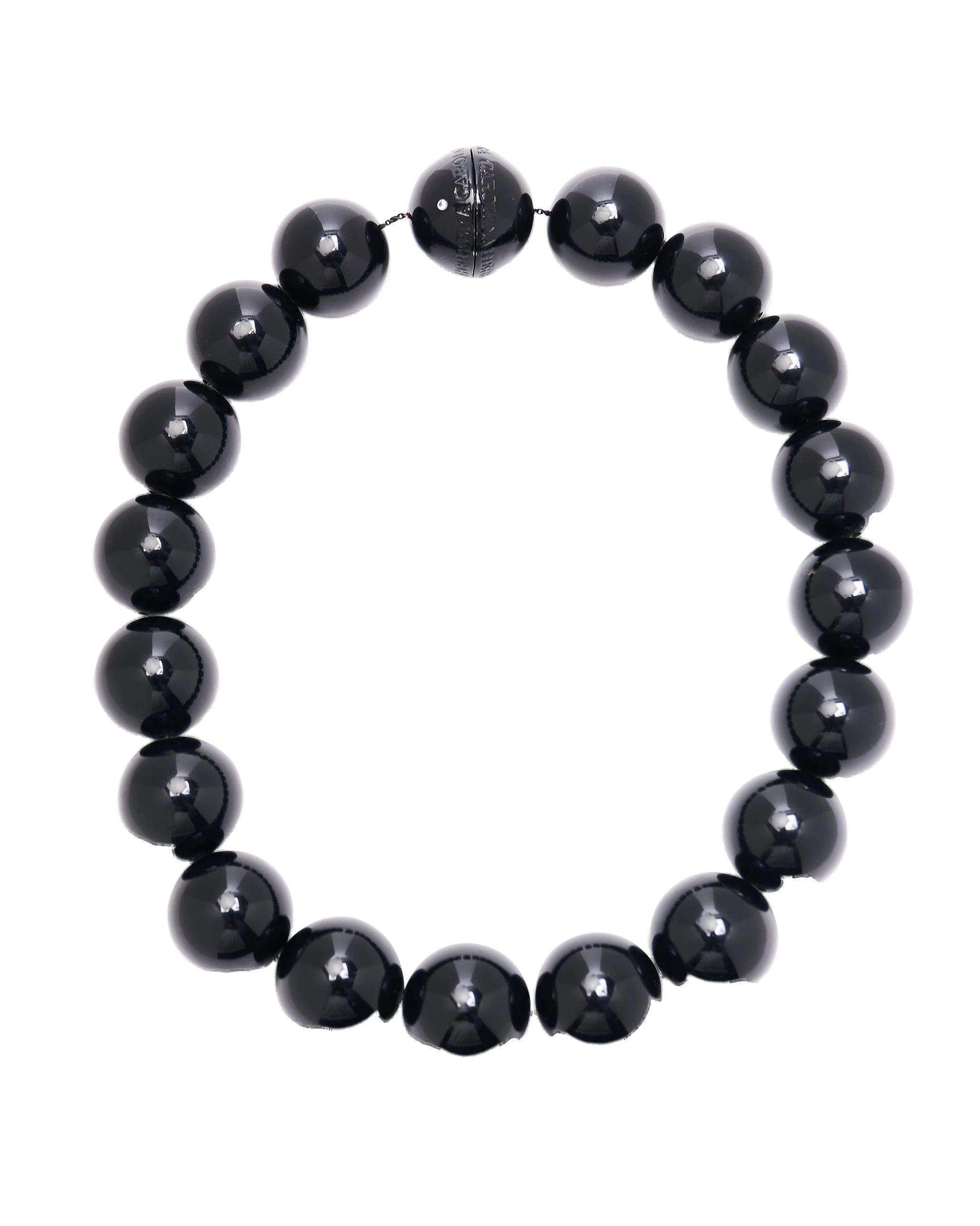 Carolina Herrera Resin Ball Necklace in Black | Jewelry | Coveti Carolina Herrera Resin Ball Necklace in Black