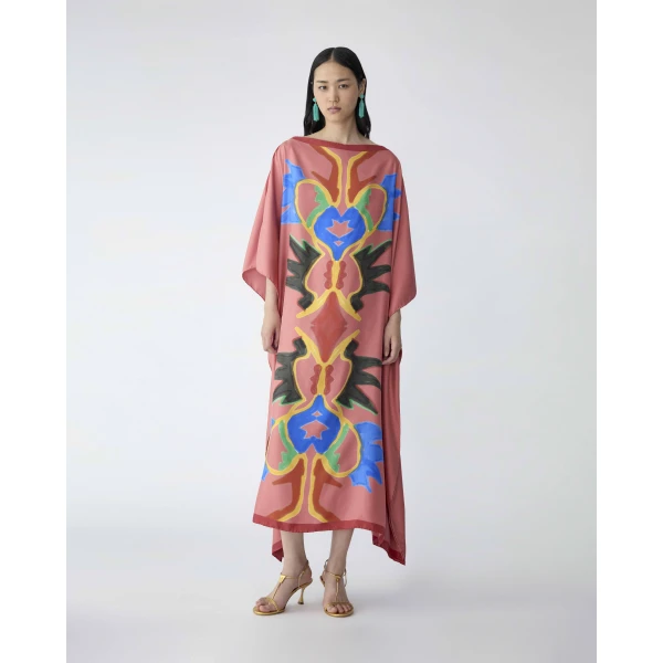 Carolina Herrera Rianna + Nina Printed Caftan, view 4