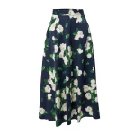 Carolina Herrera Rose-Print Midi Skirt