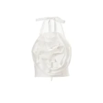 Carolina Herrera Rosette Top in White