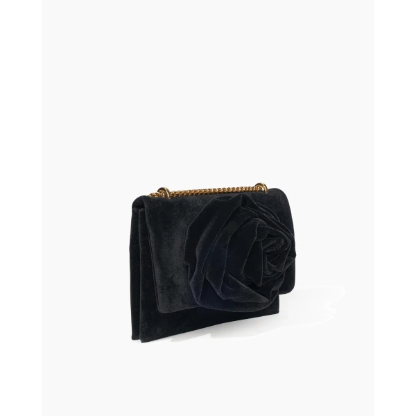 Carolina Herrera Rosita Chain Bag in Black, view 4