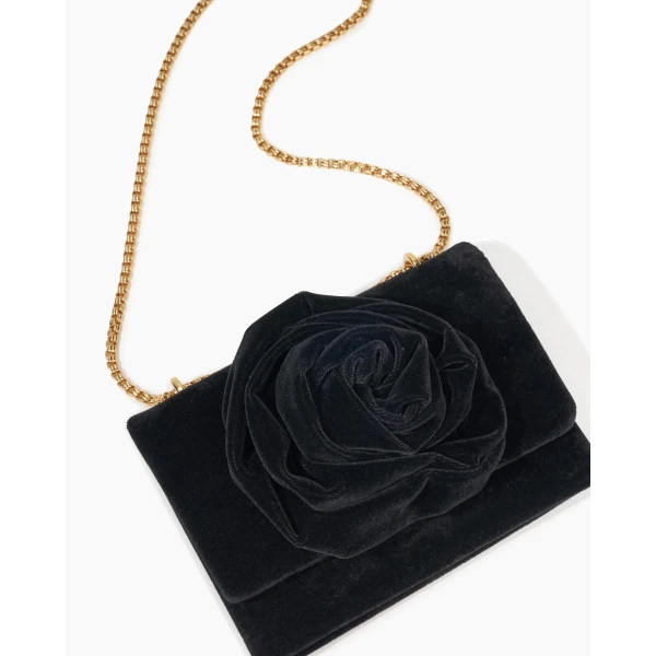 Carolina Herrera Rosita Chain Bag in Black, view 5