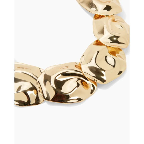 Carolina Herrera Sculptural Necklace in Gold, view 3