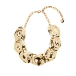 Carolina Herrera Sculptural Necklace in Gold