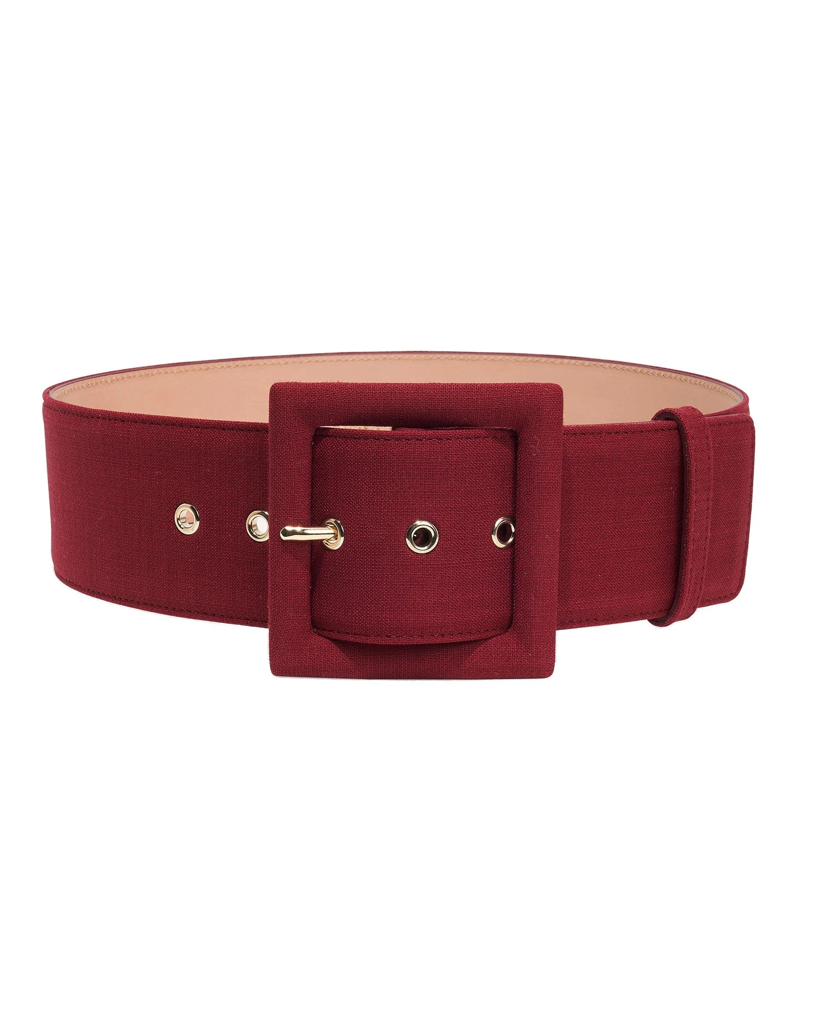 Carolina Herrera Silk Faille Icon Belt in Rioja | Accessories | Coveti Carolina Herrera Silk Faille Icon Belt in Rioja