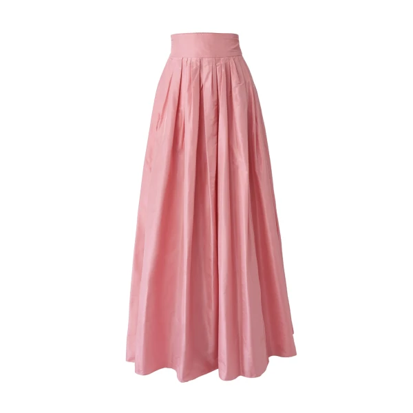 Silk Taffeta Ball Skirt in Blush