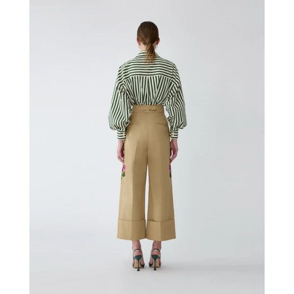 Carolina Herrera Striped Clara Shirt, view 3