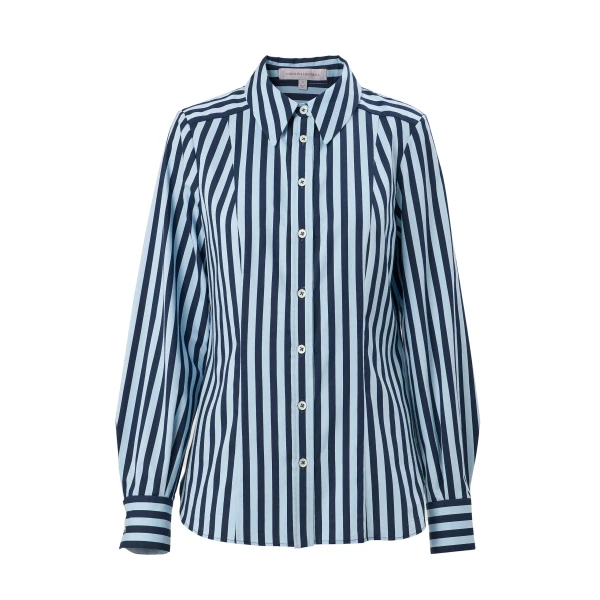 Carolina Herrera Striped Isabella Shirt