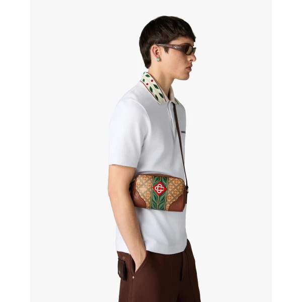 Casablanca Beige Monogram Crossbody Bag | Shoulder & Crossbody Bags | Coveti