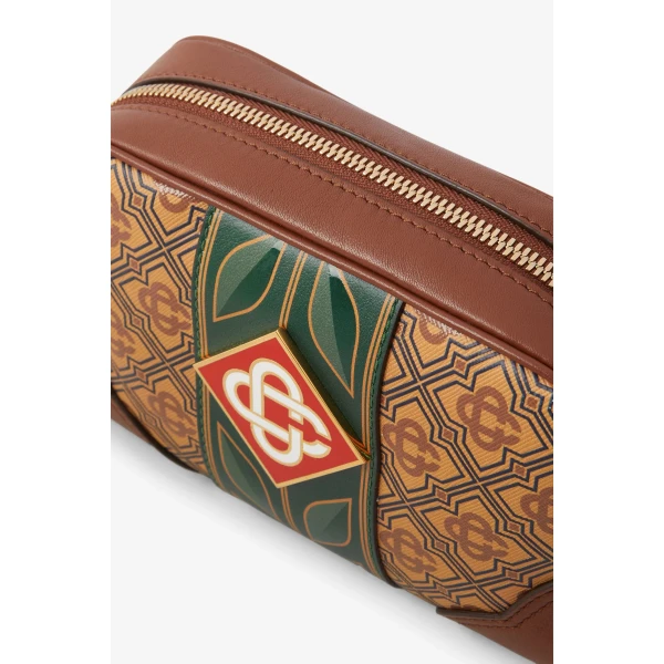 Casablanca Beige Monogram Crossbody Bag | Shoulder & Crossbody Bags | Coveti