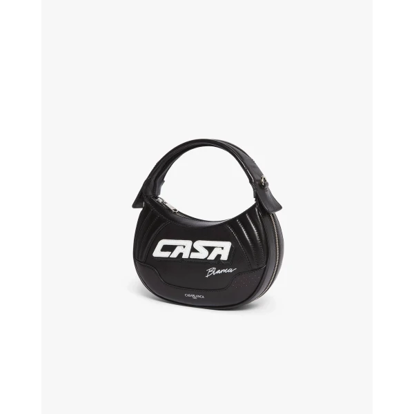 Casablanca Black Biker Bag | Shoulder & Crossbody Bags | Coveti