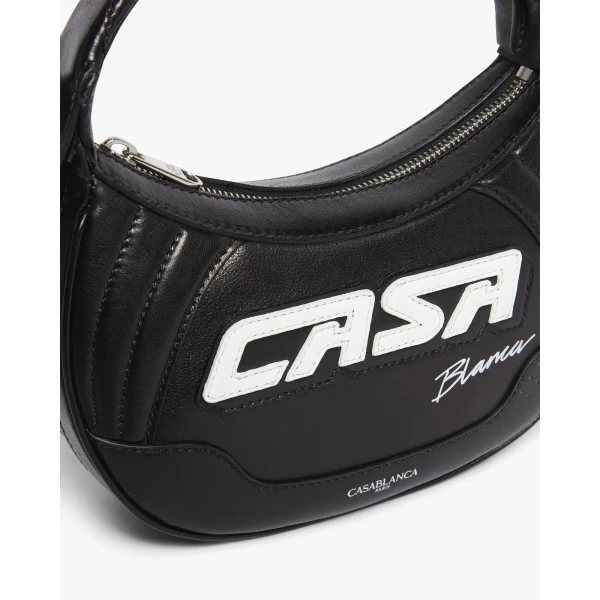 Casablanca Black Biker Bag | Shoulder & Crossbody Bags | Coveti