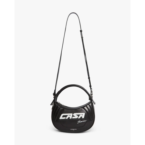 Casablanca Black Biker Bag | Shoulder & Crossbody Bags | Coveti