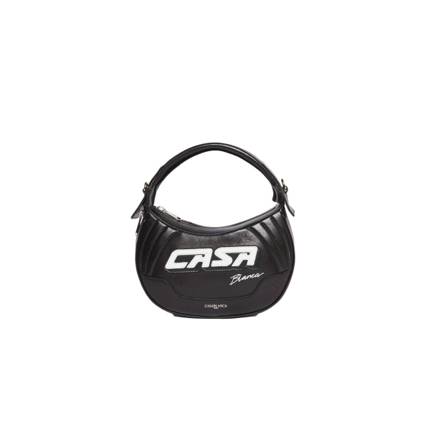 Casablanca Black Biker Bag | Shoulder & Crossbody Bags | Coveti