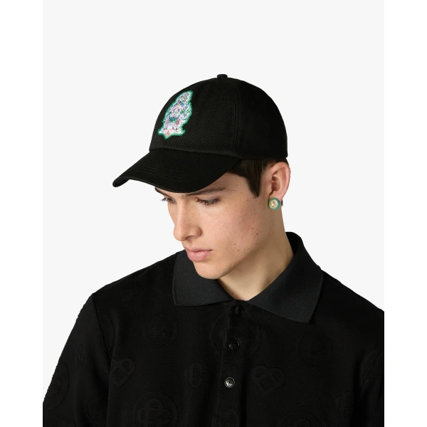 Casablanca Black Hotel Emblem Cap | Hats | Coveti