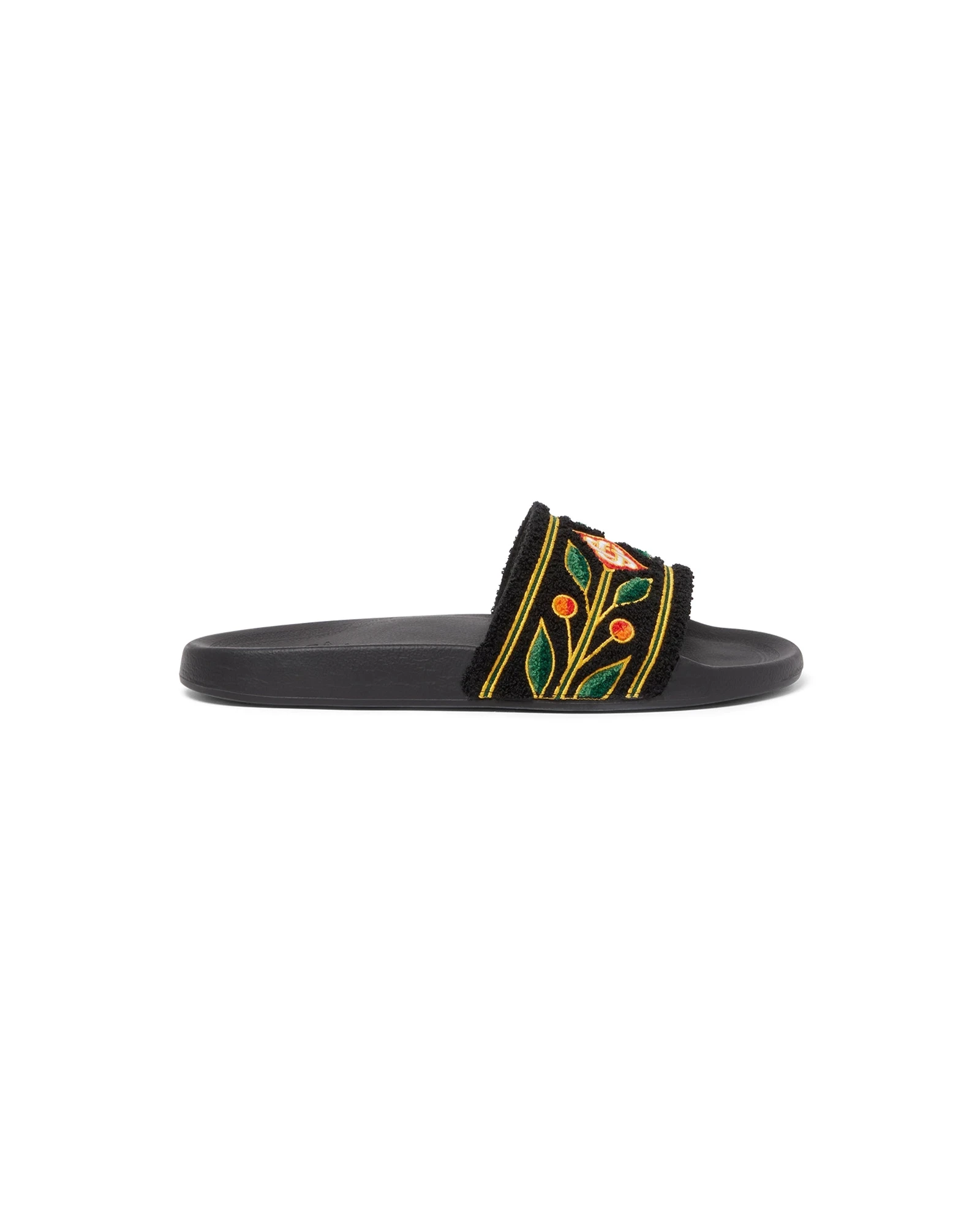 Casablanca Black Laurel Terry Slides Casablanca Black Laurel Terry Slides | Flip Flops & Slides | Coveti