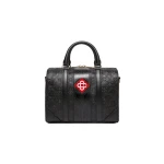 Casablanca Black Mini Monogram Weekender Bag | Totes & Top-Handle Bags | Coveti