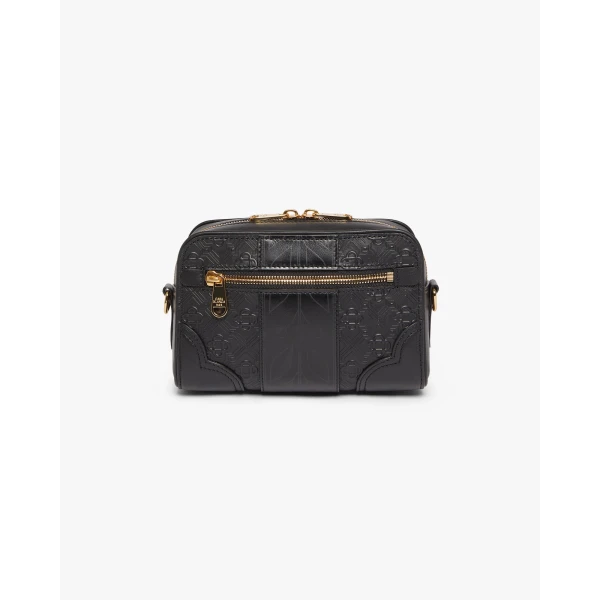 Casablanca Black Monogram Crossbody Bag | Shoulder & Crossbody Bags | Coveti